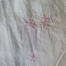 PAIR Simply Shabby Chic Kids Petite Tiny Pink Roses Curtains 78" Tie Tops Set/ 2