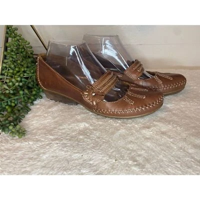 Naturalizer Brown Leather Womens Comfort sz 8 - Image 1 of 4