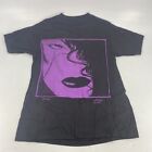 RARE Vintage Jurek 1990 T-Shirt "Elsa" Black with Metallic Purple Size Medium