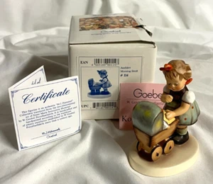 Hummel Figurine #375 3/0 Morning Stroll - TMK 7 by Goebel with Box - Picture 1 of 23