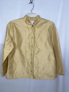 Chaqueta corta forrada plisada estilo asiático Chicos para mujer talla 2 (12/14) amarillo pálido *N - Imagen 1 de 5