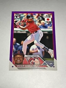 Oscar González (33/50) Topps2023 MLB Edición Japón No.146 Cleveland Guardians - Imagen 1 de 2