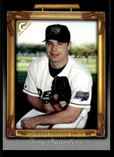 1998 Topps Gallery Player's Private Issue Auction 100 Point Tony Saunders Tampa