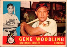 1960 Topps Gene Woodling #190 Baltimore Orioles