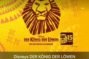 Tickets König der Löwen Hamburg 18.11.23 - Bild 1 von 1