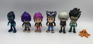 PJ Masks Villains Figuren 6 Stück Romeo Wolfie Kids Howler Ninja Luna Rip - Bild 1 von 4