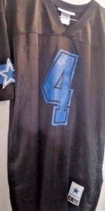 Dallas Cowboys NFL Football Jersey Dak Prescott #4 T-shirt Large Size - Picture 1 of 4