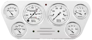 53 54 55 Ford Truck Billet Aluminum Gauge Panel Dash Insert Instrument Cluster - Picture 1 of 5