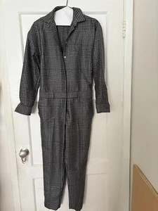 MSGM women Patterned Long Sleeve Straight Jumpsuit Size 42 Made in italy - Picture 1 of 7