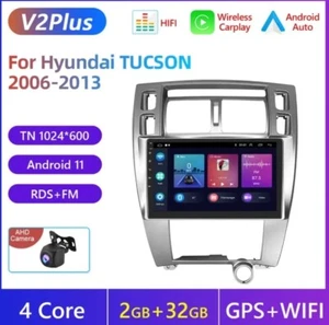 Radio 2 din für Hyundai Tucson 06/13 USB Bluetooth Android Wifi GPS Carplay - Bild 1 von 5