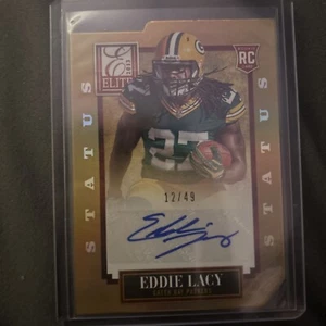2013 Panini Elite Football Eddie Lacy rookie auto die-cut /49 - Picture 1 of 3
