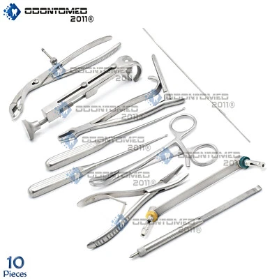 ODM 10 Asortead Orthopedic Surgical Instruments custom made set