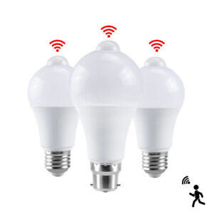 PIR Motion Sensor Bulb E27 12W 15W LED Lamp Infrared Auto Energy Saving Lights