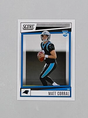 2022 Score #302 Matt Corral Rookie Card - Image 1 of 2