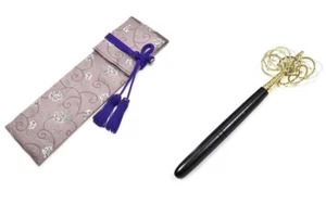 Japanese Buddhist Traditional Khakkhara SHAKUJO Storage Bag set Japan New F/S - Picture 1 of 8