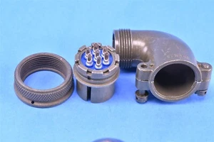 Amphenol R/A Circular Connector P/N: MS3108B16S-1P Size 16 7 Positions - Picture 1 of 3