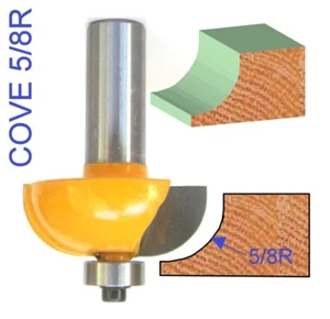 1 pc 1/2 SH Convex Cove with 5/8" Radius 3/4" High Router Bit sct-888 - Bild 1 von 12
