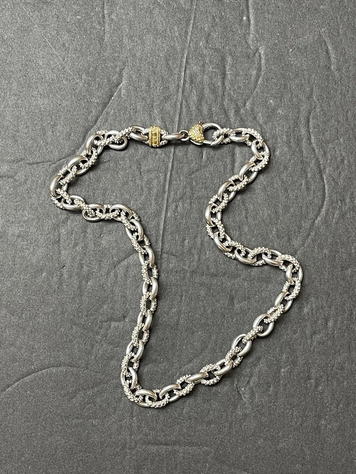 Collar Judith Ripka JR Dos Plata de Ley y Oro Amarillo 18K con Diamantes Foto 1 de 1