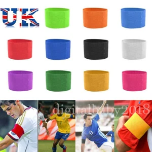 5 to 20PCS Soccer Football Captain Armband Arm Band Strap 10+ Colors Optional UK - Picture 1 of 53