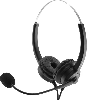 MediaRange Stereo Headset mit Mikrofon und Bedienungsfunktion kabelgebunden - Bild 1 von 3