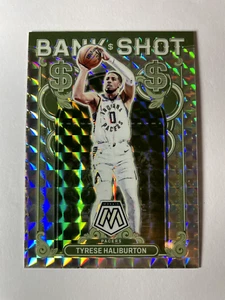 2023-24 Panini Mosaic NBA Silver Mosaic Bank Shot Tyrese Haliburton Pacers - Bild 1 von 2