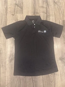 Camisa Polo BMW Ultra Club Para Hombre Pequeña Negra Manga Corta BMW Of North Haven, CT - Imagen 1 de 4
