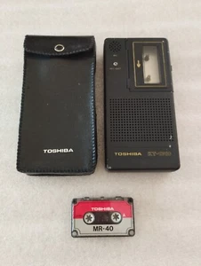 Vintage Toshiba KT-1310 Micro Cassette Recorder Diktiergerät Handdiktiergerät - Bild 1 von 8