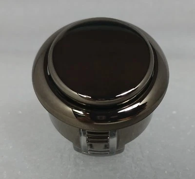 Japan Sanwa Metallic Gunmetal Button OBSJ-30-GM Video Arcade game Parts - Image 1 of 4