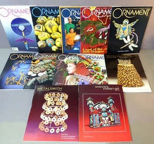 Ornament, Metalsmith, American Indian Art Magazine, Metal Arts Jewelry Lot of 12 - Bild 1 von 12