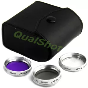 LENTE 30MM 3 FILTROS Kit PARA SONY DCR-DVD108, DCR-SR45, TODOS 30mm - Imagen 1 de 1