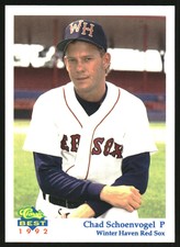 1992 Winter Haven Red Sox Classic/Best #16 Chad Schoenvogel