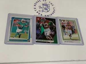 Jaylen Waddle 3 Karten RC Lot !!! Tolles Konvolut dieses Superstar WR!!  Delfine Gestüt!! - Bild 1 von 5