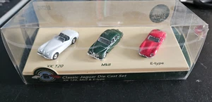 Marks and Spencer Classic Jaguar Dis Cast Set XK 120, MKII & E-Type. M&S. PN - Bild 1 von 2