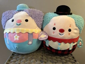 RARE 2025 SQUISHMALLOW Easter LIDA Rose EASTER CLOWN 12” And Brand New 12” Ukee - Picture 1 of 7