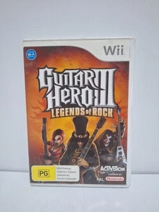 Guitar Hero 3 III Legends of Rock - Nintendo Wii Game Complete With Manual PAL - Picture 1 of 3