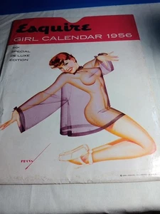 Pinup Girl Kalender 1956 Esquire Girl Ganzjahr 12 Monate mit Originalumschlag  - Bild 1 von 4