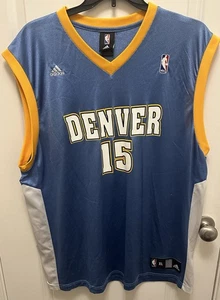 Vintage Herren Adidas Denver Nuggets Carmelo Anthony #15 Blau Trikot - XL - Bild 1 von 15