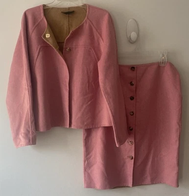 CARLISLE коллекции La Vie En Rose Sz 14 юбка костюм комплект куртка карьера работы - Изображение 1 из 4