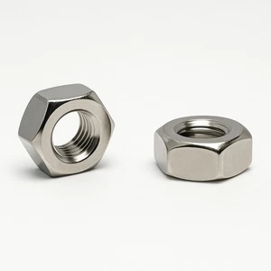 10 dadi esagonali in acciaio inox M8 A2 - dado metrico completo DIN 934 | antiruggine UK - Foto 1 di 7