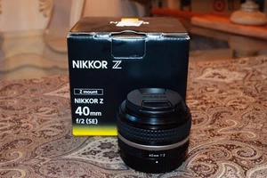 Nikon NIKKOR Z 40mm f/2 Lens – Excellent Condition – Nikon Z Mount with BOX - Picture 1 of 8