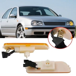 2PCS Front Side Marker Light Turn Signal Lamp Indicator for VW Golf 4 Jetta MK4 - Picture 1 of 11