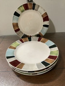 Tabletops Unlimited JENTRY - Set of 4 SALAD PLATES - Picture 1 of 3