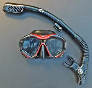 WIL-DS-53R Snorkeling Diving Liquid Silicone Set - mask and dry snorkel set - Picture 1 of 10