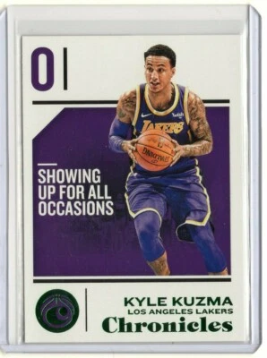 KYLE KUZMA Lakers 2018-2019 Panini CHRONICLES RETAIL GREEN PARALLEL #63 - Image 1 of 2