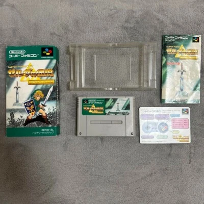 The Legend of Zelda: A Link to the Past SNES SHVC-ZL 1991 NTSC-J Nintendo USED - Image 1 of 4