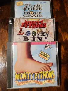 CD-ROM Monty Python: Complete Waste of Time Quest for the Holy Grail Looney Bin - Imagen 1 de 5