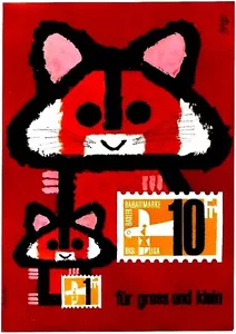 Póster Original Vintage HAMSTERS KNOW SAVINGS BKG c.1964 - Imagen 1 de 1