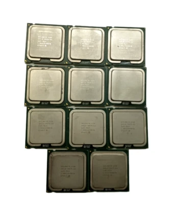 Lot of 11 Intel Core 2 Duo E4500 SLA95 2.20GHZ LGA 775 Desktop Processor CPU - Image 1 of 4
