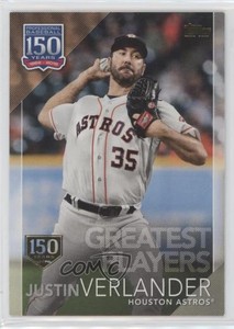 2019 Topps 150 Years of Professional Baseball 150th Anniversary Justin Verlander