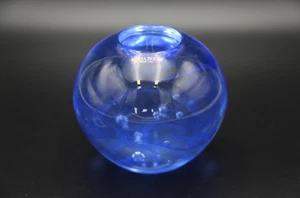 2000-2014 KOSTA BODA Blue Moon Swirl Votive Candle Holder by Anna Ehrnea - Picture 1 of 9